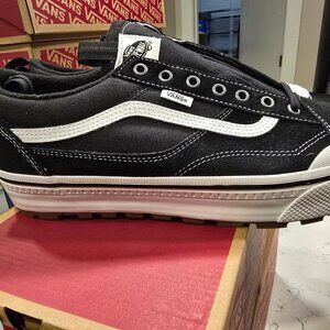 Vans Mte Old Skool Waterproof Black White VN000CVNBA2 Mens Size 13 Shoes NEW